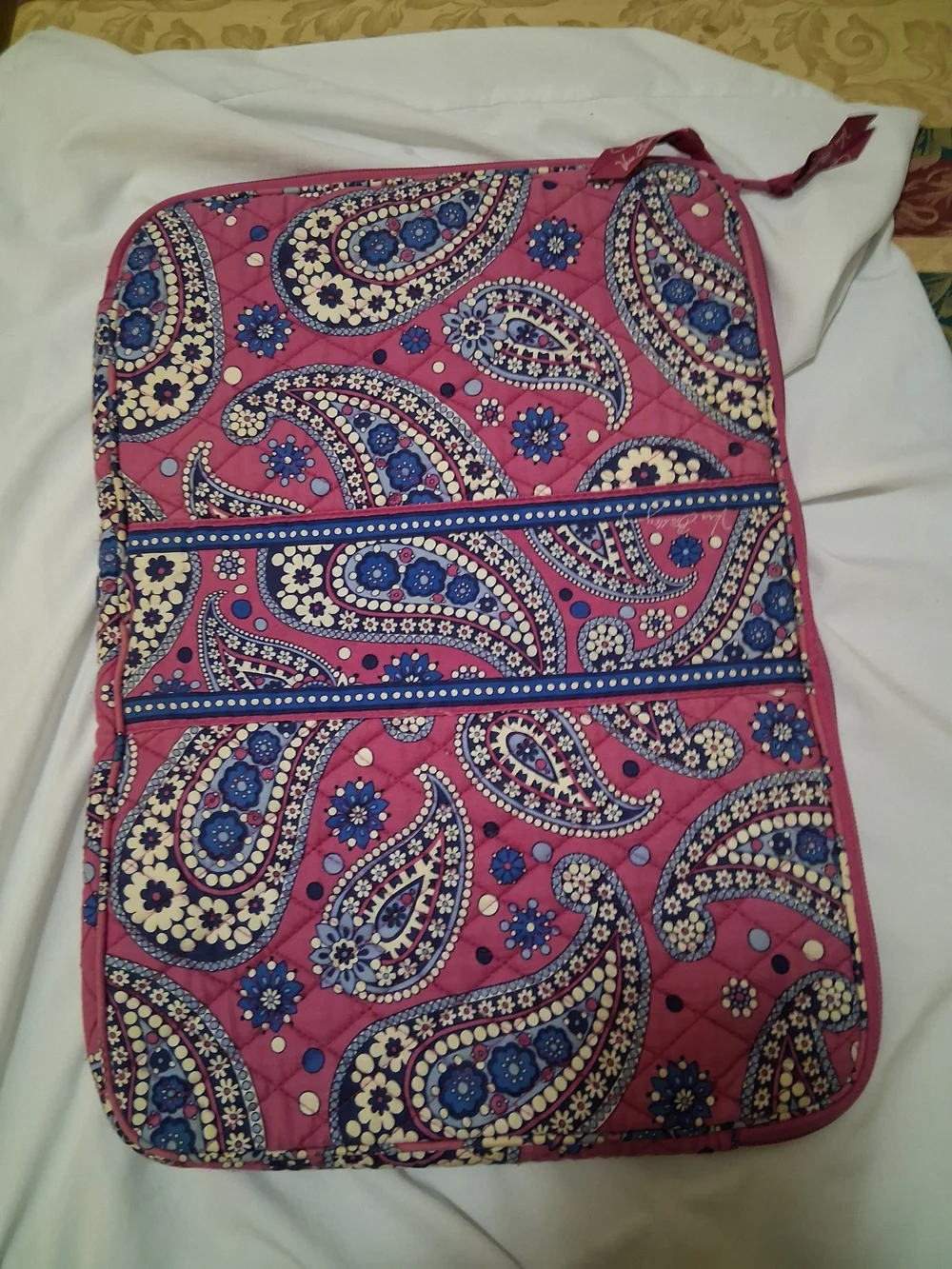 Vera Bradley Pink Paisley Quilted Tablet Sleeve